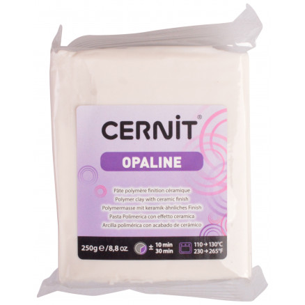 Cernit Modellervoks Unicolor 040 Hvid 250g