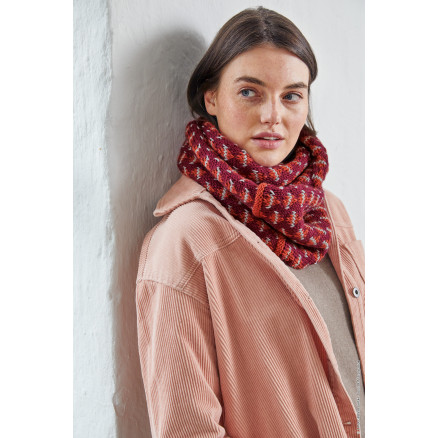 Cool Wool Big Dobbelt Loop Af Lana Grossa Dobbelt Loop Strikkeopskrift Str  120   120cm