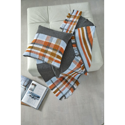Cool Wool Big Pude Af Lana Grossa Pude Strikkeopskrift Str 50   50cm