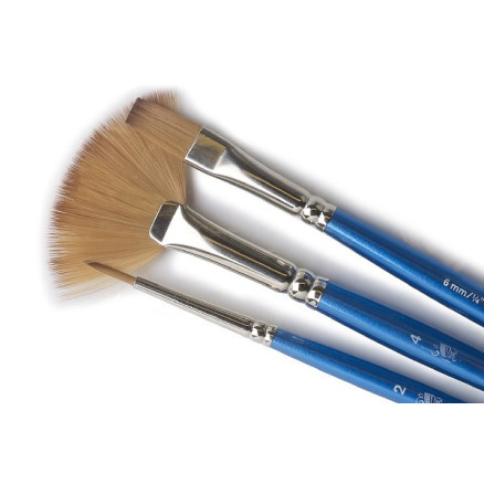 Cotman Brush Set Short Handle Round 3pcs Ass