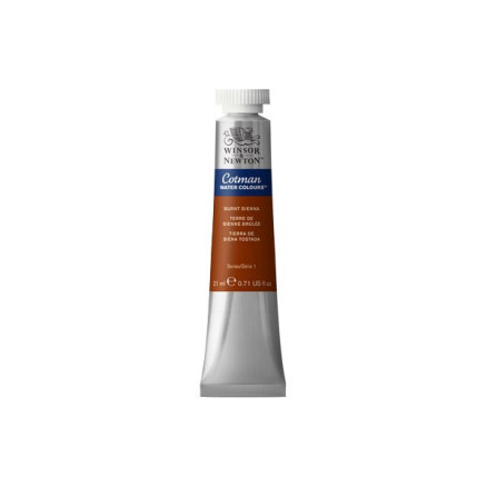 Cotman Watercolour 21ml Burnt Sienna 074