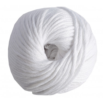 Dmc Natura   Garn Unicolor 01 Hvid