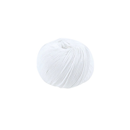 Dmc Natura Just Cotton Garn Unicolor 01 Hvid