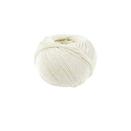 Dmc Natura Just Cotton Garn Unicolor 35 Råhvid