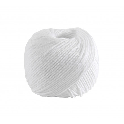 Dmc Natura Medium Garn Unicolor 01 Hvid