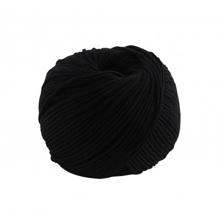 Dmc Natura Medium Garn Unicolor 02 Sort