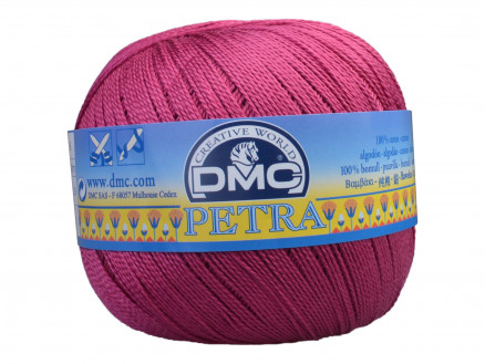 Dmc Petra Nr    Hæklegarn Unicolor 53803 Blomme