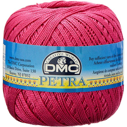 Dmc Petra Nr    Hæklegarn Unicolor 53805 Cerise