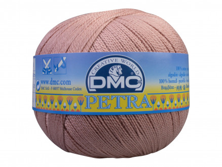 Dmc Petra Nr    Hæklegarn Unicolor 5224 Gammelrosa