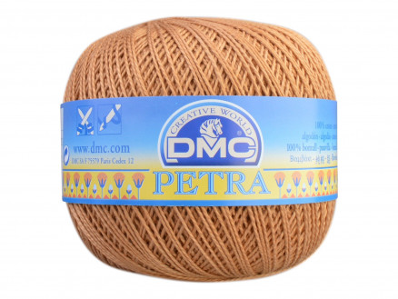 Dmc Petra Nr    Hæklegarn Unicolor 5436 Karamel