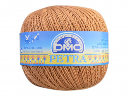 Dmc Petra Nr    Hæklegarn Unicolor 5436 Karamel