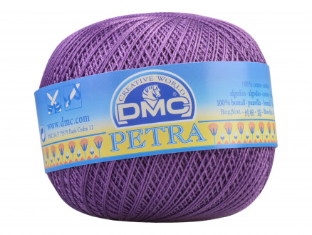 Dmc Petra Nr    Hæklegarn Unicolor 53837 Lilla