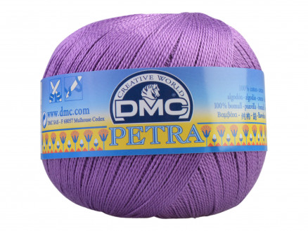 Dmc Petra Nr    Hæklegarn Unicolor 53837 Lilla