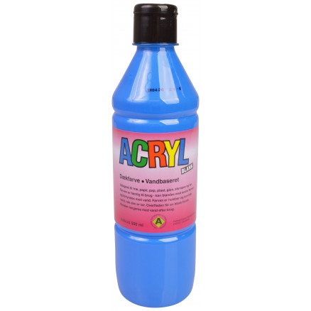 Fantasy Color Hobbymaling Akrylmaling Primær Blå 500ml