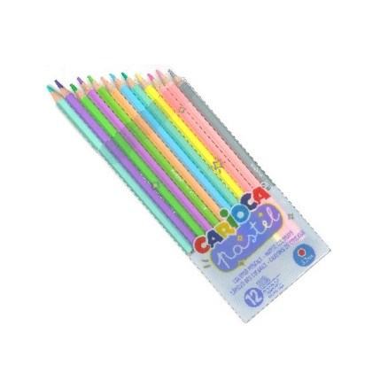Farveblyanter   3mm 12stk  Pastelfarver