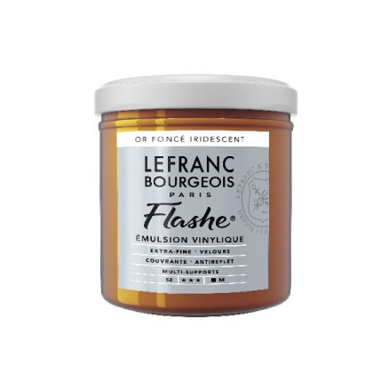Flashe Acrylic 125ml Deep Gold Iridescent 835