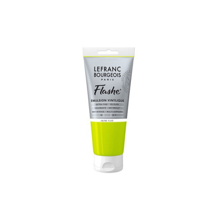 Flashe Acrylic 80ml Flourescent Yellow
