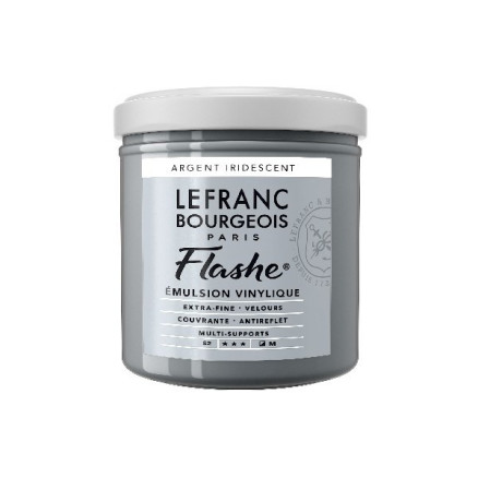 Flashe Acrylic 125ml Silver Iridescent 832