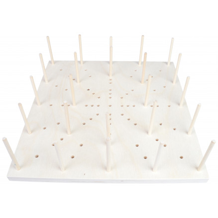 Fromwood Blocking Board   Træ 89 Huller 35x35x1 5cm