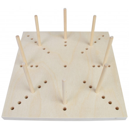 Fromwood Blocking Board   Træ 41 Huller 20x20x1 5cm