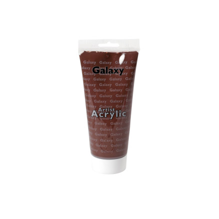 Galaxy Artist Akrylmaling Kunstnerfarve Mørkebrun 200ml