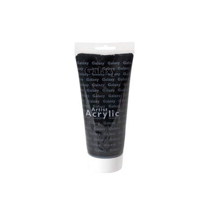Galaxy Artist Akrylmaling Kunstnerfarve Sort 200ml