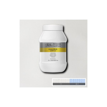 Galeria Acrylic 1l Titanium White 644