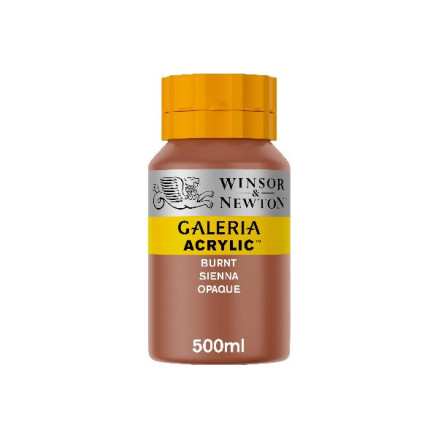 Galeria Acrylic 500ml Burnt Sienna Opaque 077