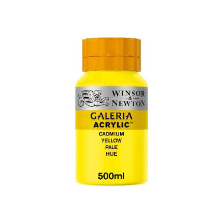 Galeria Acrylic 500ml Cad Yell Pale Hue 114
