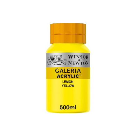 Galeria Acrylic 500ml Lemon Yellow 346