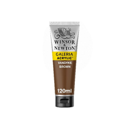 Galeria Acrylic 120ml Vandyke Brown 676