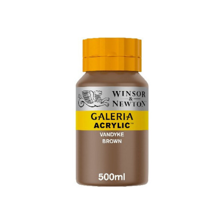 Galeria Acrylic 500ml Vandyke Brown 676