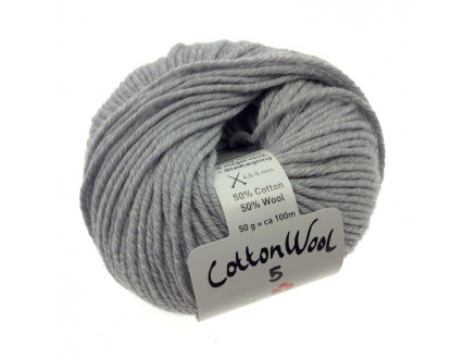 Gepard Garn Cottonwool   Unicolor 506 Lys Grå