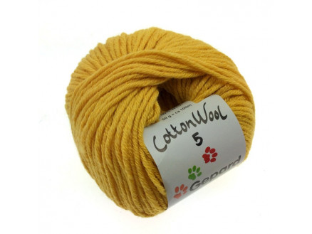 Gepard Garn Cottonwool   Unicolor 122 Stærk Gul
