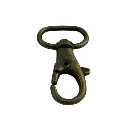 Karabinhage Gl  Messing 40x15mm   Stk