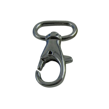 Karabinhage Nikkel 42x20mm   Stk