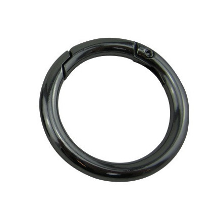 Karabinring Karabinhage Rund Gun Metal 16mm   Stk
