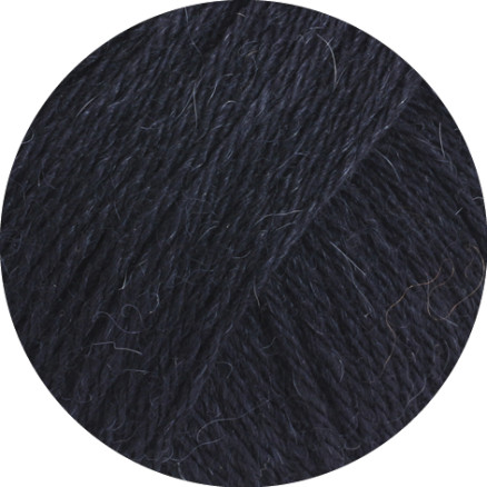 Lana Grossa Landlust Alpaca Merino Garn 160 412 Mørkeblå
