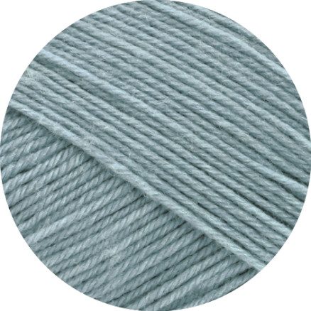 Lana Grossa Meilenweit 100 Merino Extrafine Uni Garn 2420 Gråblå