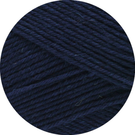 Lana Grossa Meilenweit 100 Merino Extrafine Uni Garn 2407 Natblå