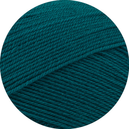 Lana Grossa Meilenweit 100 Merino Extrafine Uni Garn 2472 Opalgrøn