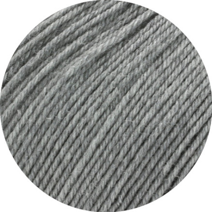 Lana Grossa Meilenweit 100 Seta Garn 14 Grå