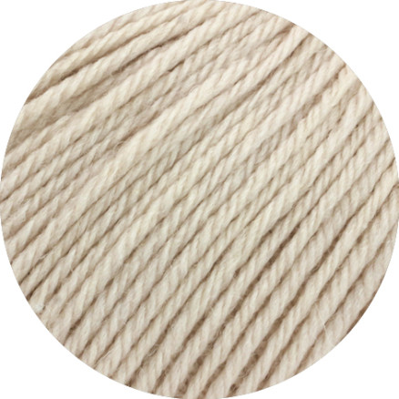 Lana Grossa Merino Uno Garn 55 Beige Grå