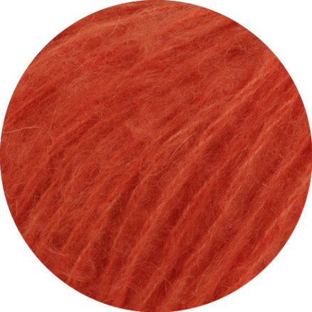 Lana Grossa Mohair Di Gio Garn   Orangerød