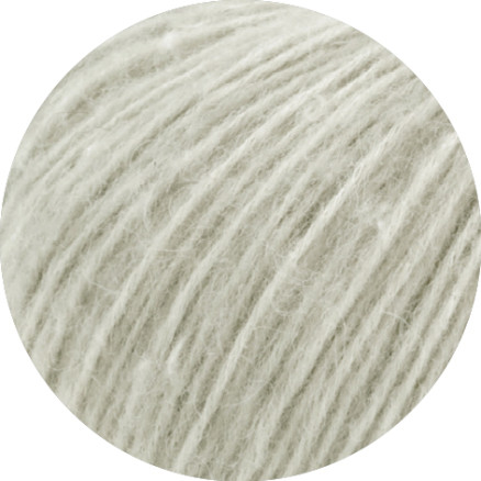 Lana Grossa Natural Alpaca Pelo Garn 36 Lysegrå