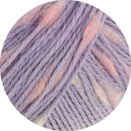 Lana Grossa Popcorn Garn   Violet Rosa Vanilje
