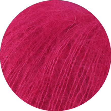 Lana Grossa Silkhair Garn 224 Mørk Pink