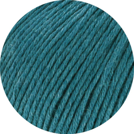 Lana Grossa Soft Cotton Garn 65 Petrolblå