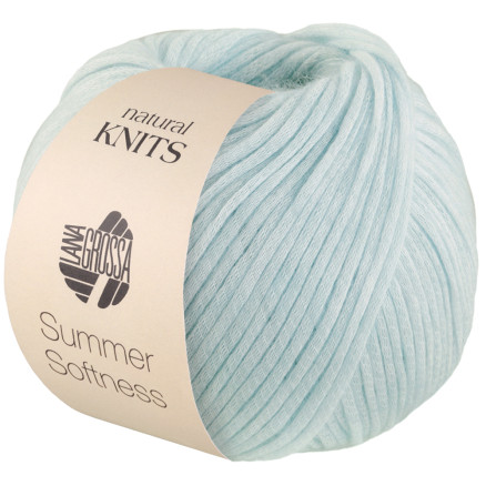 Lana Grossa Summer Softness Garn 17 Pastelblå