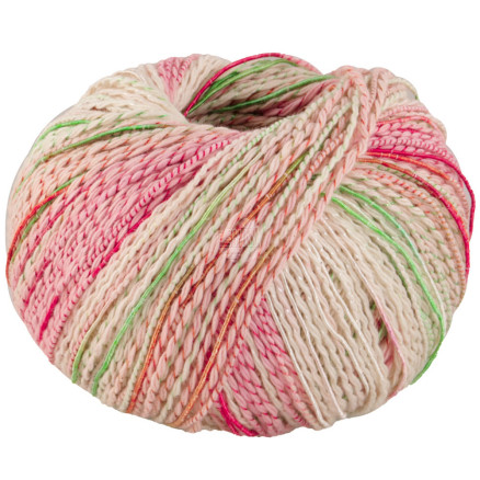 Lana Grossa Torto Garn   Pastelgrøn Pink Orange Grøn Lysegrå